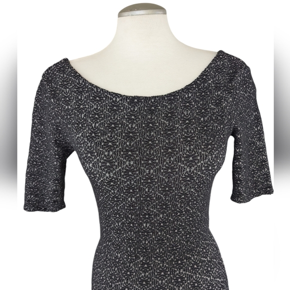 Free People Lady Pucker Scoop Black Bodycon Dress size small - Picture 7 of 15